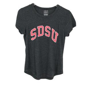 San Diego State Aztecs Womens Shirt Small Gray Short Sleeve SDSU Football USA